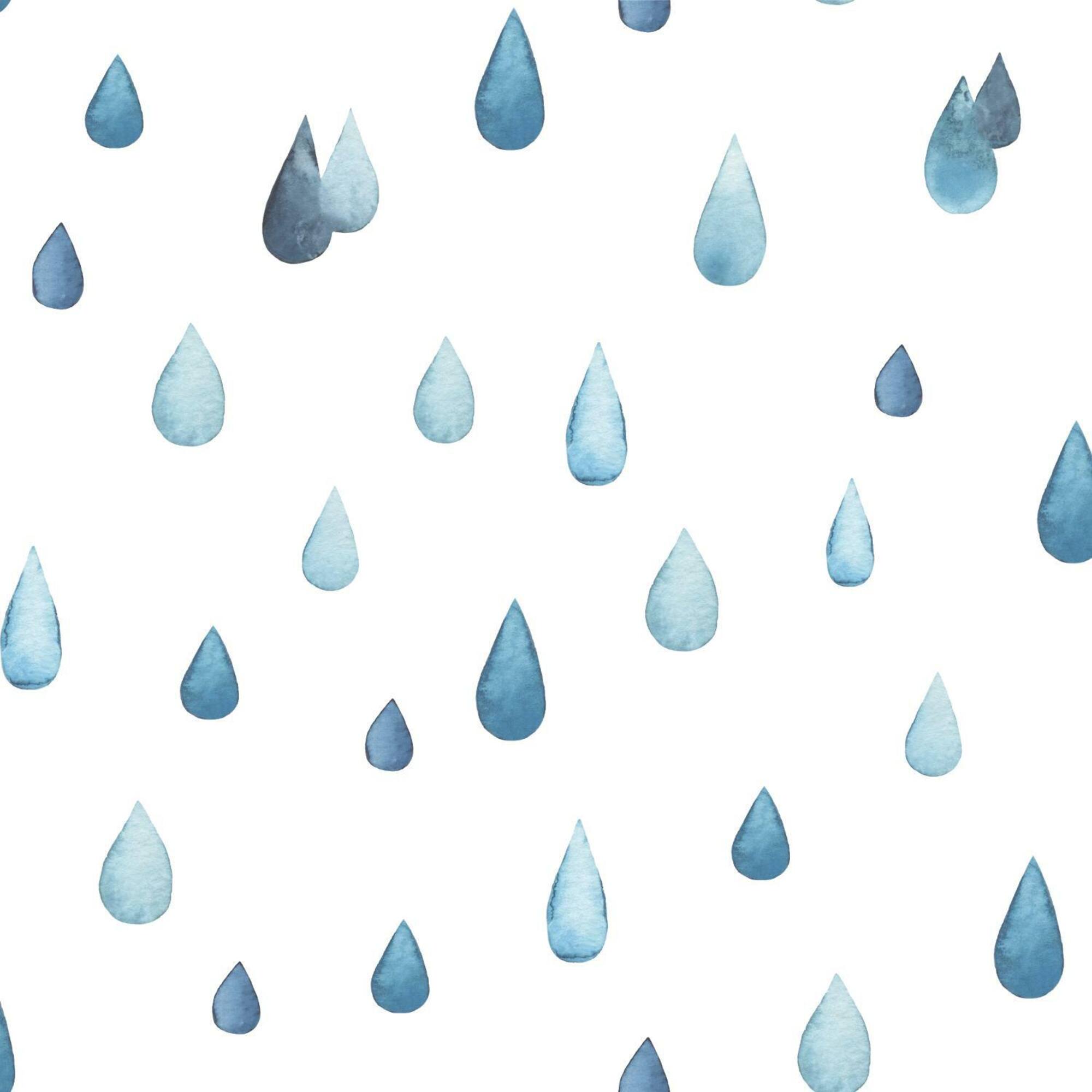 RoomMates Clara Jean Raindrops Peel & Stick Wallpaper